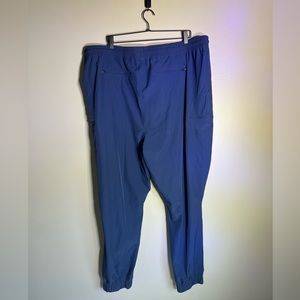 Jaanuu Blue Jogger Scrub Pants with Draw String Waist - 3XL - NWT